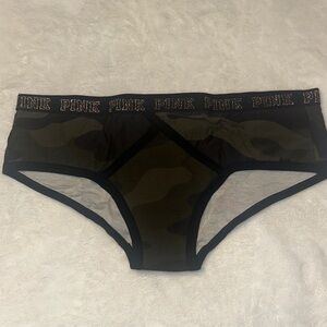 PINK Victoria's Secret Camo Hipster Panties